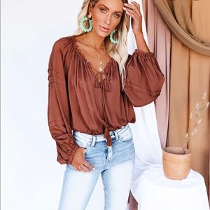 NEW Vici Bodysuit Rust Size L